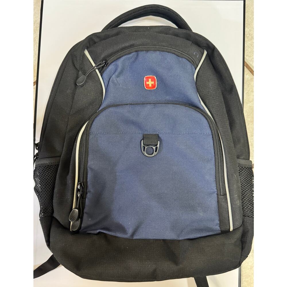 SWISSGEAR‎ ScanSmart Airflow Laptop Backpack Black Blue Travel